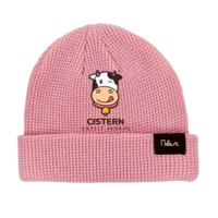 Pink Embroidered Beanie Pink Embroidered Beanie